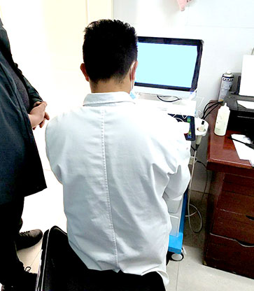 山东国康超声波骨密度测量仪器MQD-7000进驻禹城市人民医院